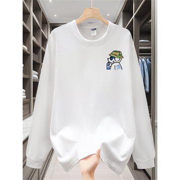 花柄プリントの長袖TシャツAHDG_P9